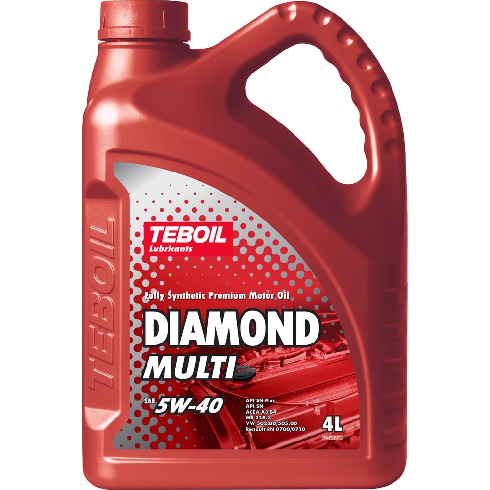 Масло моторное TEBOIL Diamond MULTI 5W40 4л 3455081