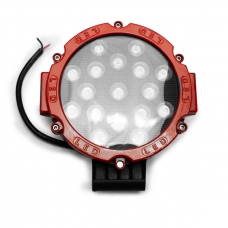 Фара прожектор 17xLED 10-30V 51W 193x176x69mm металлический корпус линзы ф-0264