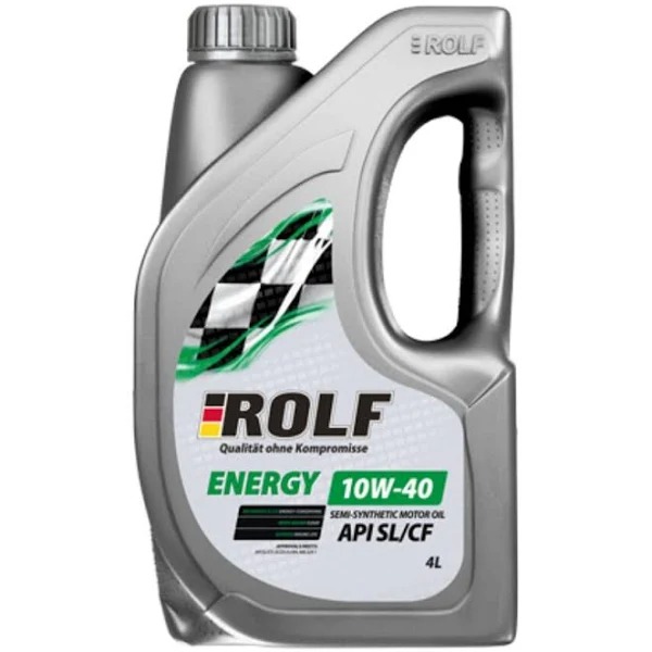 Масло моторное ROLF Energy SAE 10W40 API SL/CF п/синт.  4л 322425