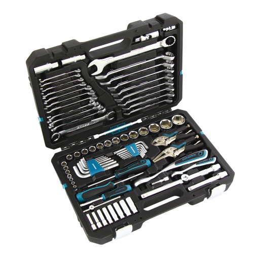 Набор инструмента GROSS 1/4", 1/2", 78 предметов, CrV, 120 зубьев