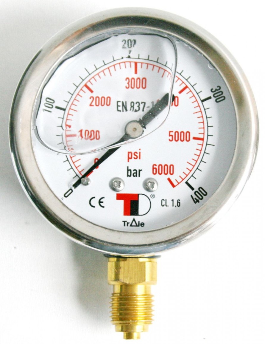 Манометр 0-400 Бар RGC-M 063-R-400-T2 63мм 1/4" (М14х1,5)