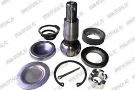 Ремкомплект УРАЛ рулевого наконечника (палец М18, гайка М18, заглушка, вкладыши, пружина, обойма пружины, ст/кольцо, шплинт) Р375-3414008