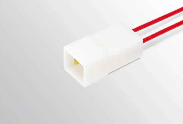 Колодка 2 конт с проводом 1,0мм 6,3мм штырь ПАПА CARGEN AX37202