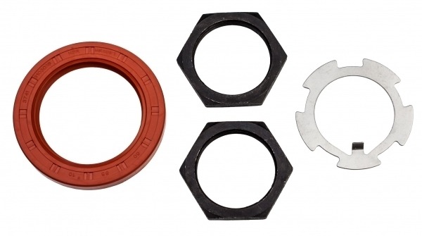 Ремкомплект ступицы УАЗ (гайки, шайба замочная, сальник) METALPART N-031-05