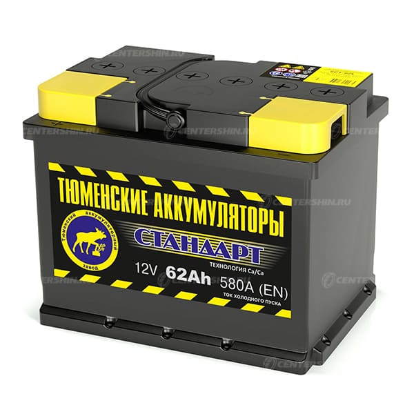 АКБ  62 ТЮМЕНЬ Standart п/п 580А 242х175х190