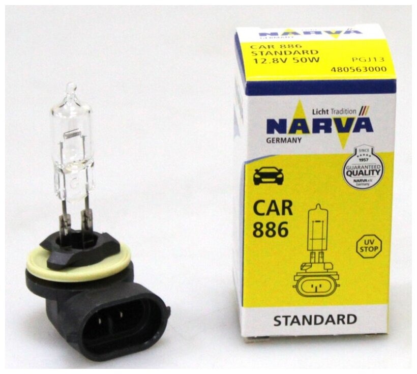 Лампа Н27 12-50  NARVA  PGJ13
