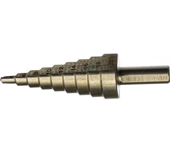 Сверло ступенчатое 4.0-20.0мм 9 ступеней FIT 36395