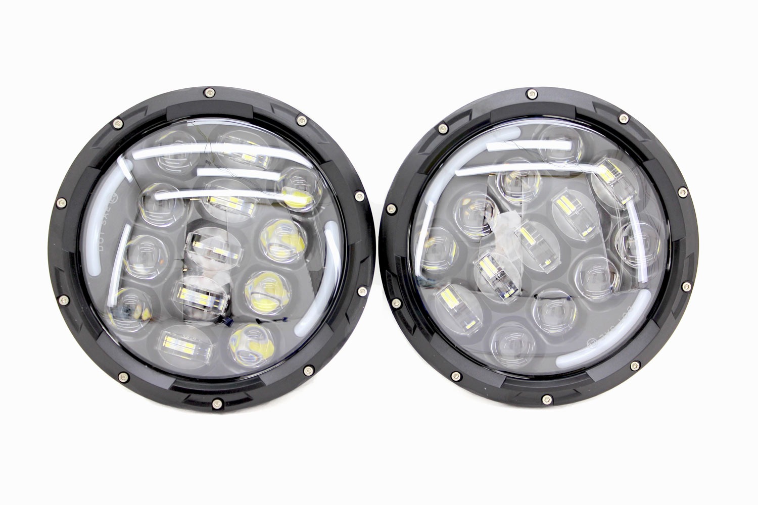 Фара УАЗ ХАНТЕР, ВАЗ-21213 LED (6000К, 4200/2700LM, 105W, IP68) к-кт 2шт redBTR 856050