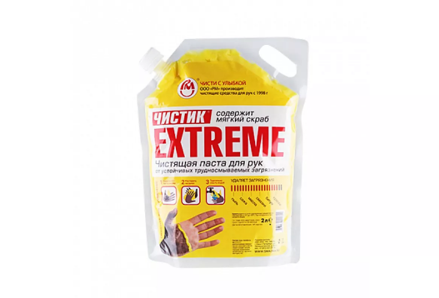 Очиститель рук ЧИСТИК-EXTREME 2л дой-пак ВМПАВТО 6205