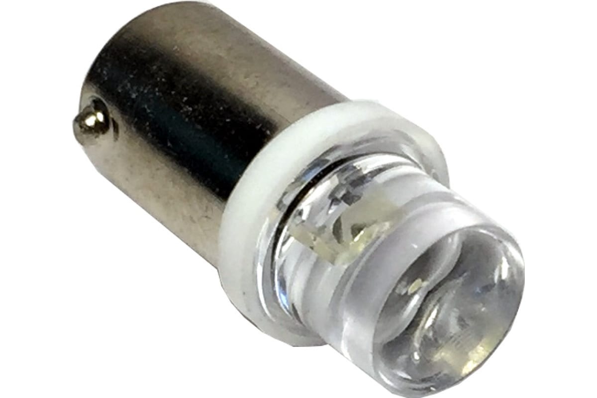 Лампа светодиодная 12В T4W (BA9S) 1SMD (5050) белый NORD YADA 900284