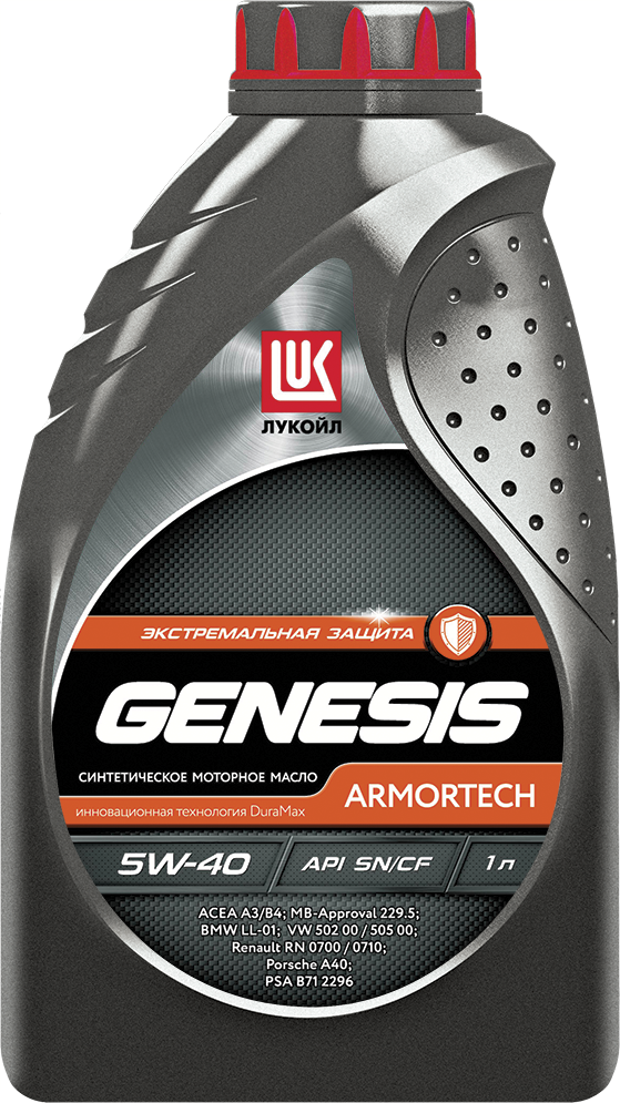 Масло моторное ЛУКОЙЛ GENESIS ARMORTECH 5W-40 синт.  1л 3148670