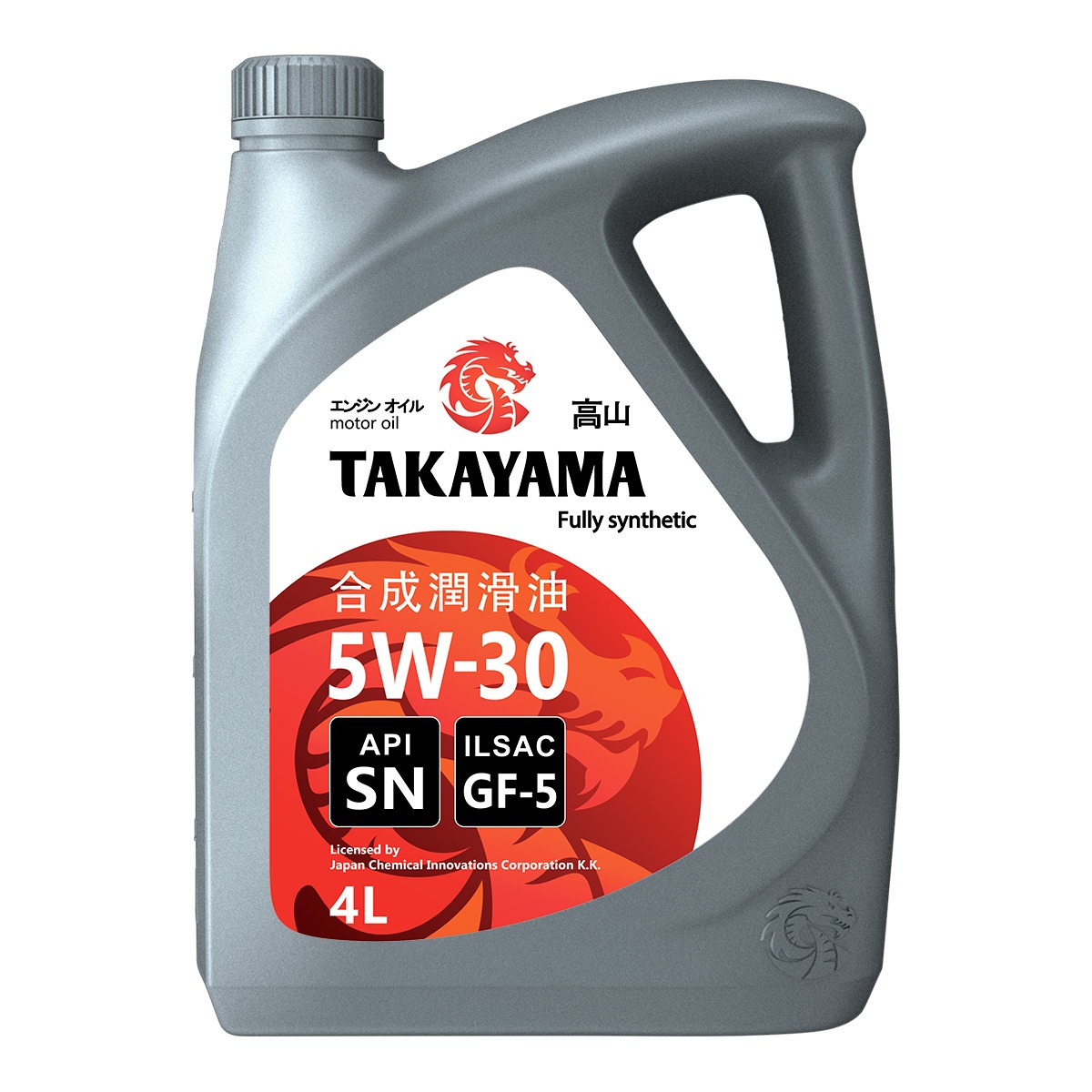 Масло моторное TAKAYAMA SAE 5W30 API SN ILSAC GF5 синт. 4 лпластик 605552