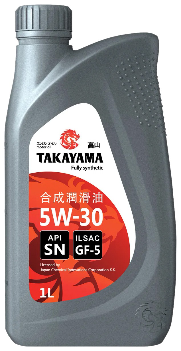 Масло моторное TAKAYAMA SAE 5W30 API SN ILSAC GF5 синт. 1 лпластик 605551