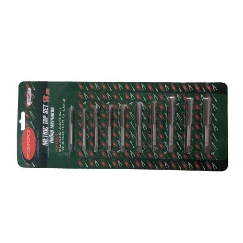 Набор метчиков метрический 10 предметов ROCKFORCE RF-C010-1T