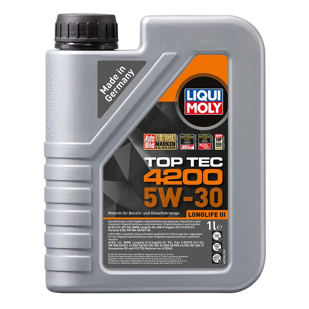 Масло моторное Liqui Moly Top Tec 4200 5W30 синт. 1л.7660