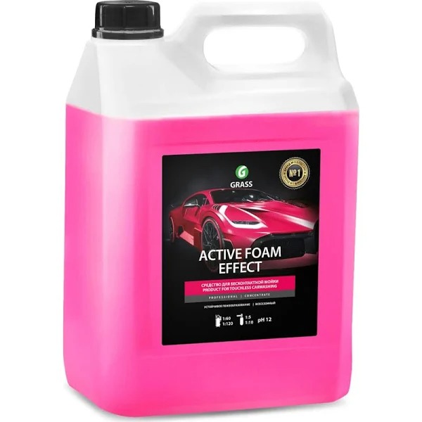 Пена активная GRASS Active Foam Effect эффект снежных хлопьев канистра 6кг 113111