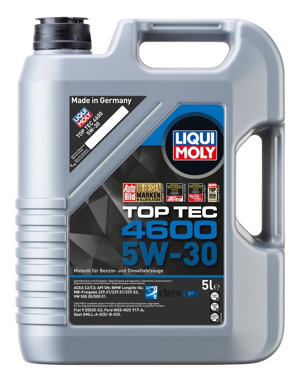 Масло моторное Liqui Moly Top Tec 4600 5W30 синт. 5л