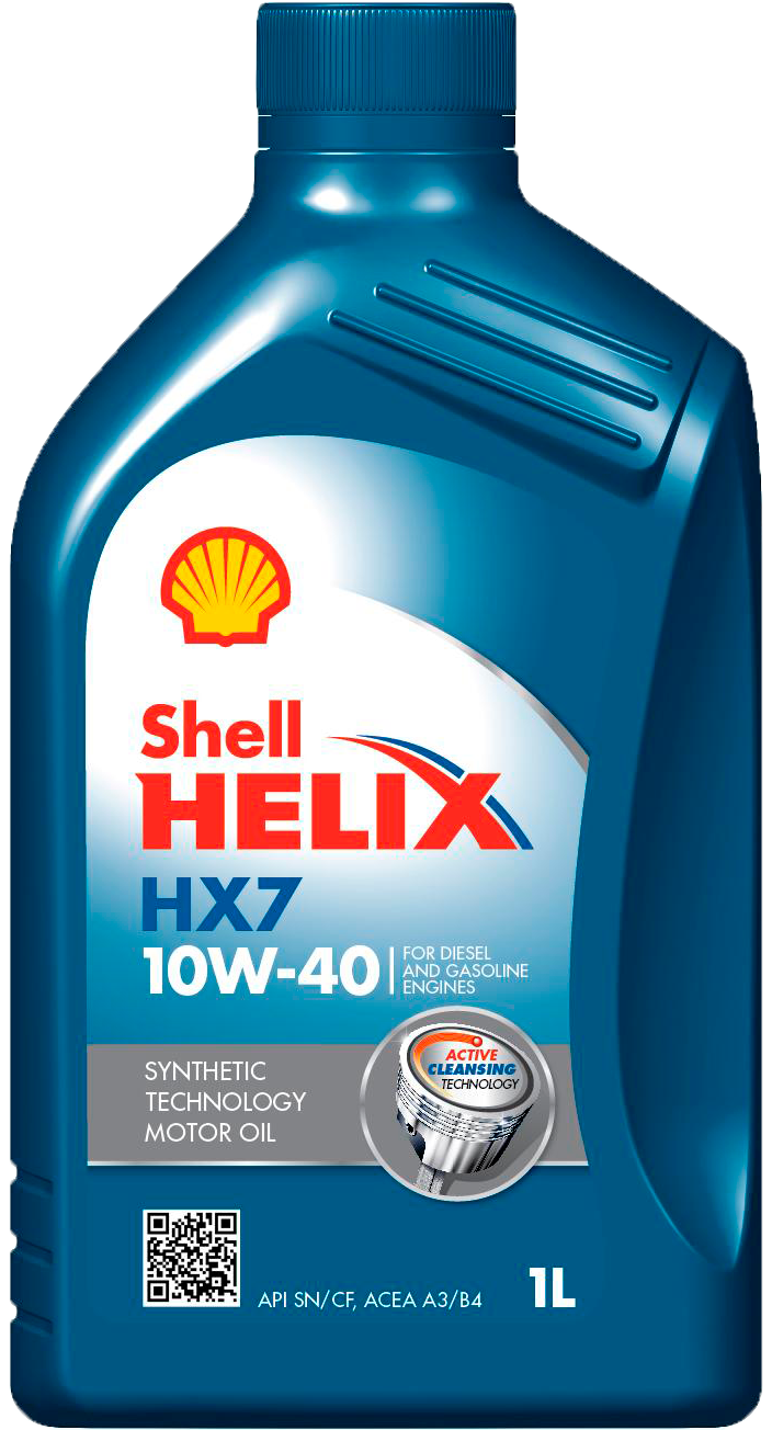 Масло моторное SHELL Helix Diesel HX7 10W40 п/синт. 1л