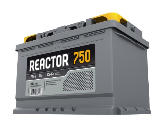 АКБ  75 AKOM REACTOR п/п 750А 4607034730116