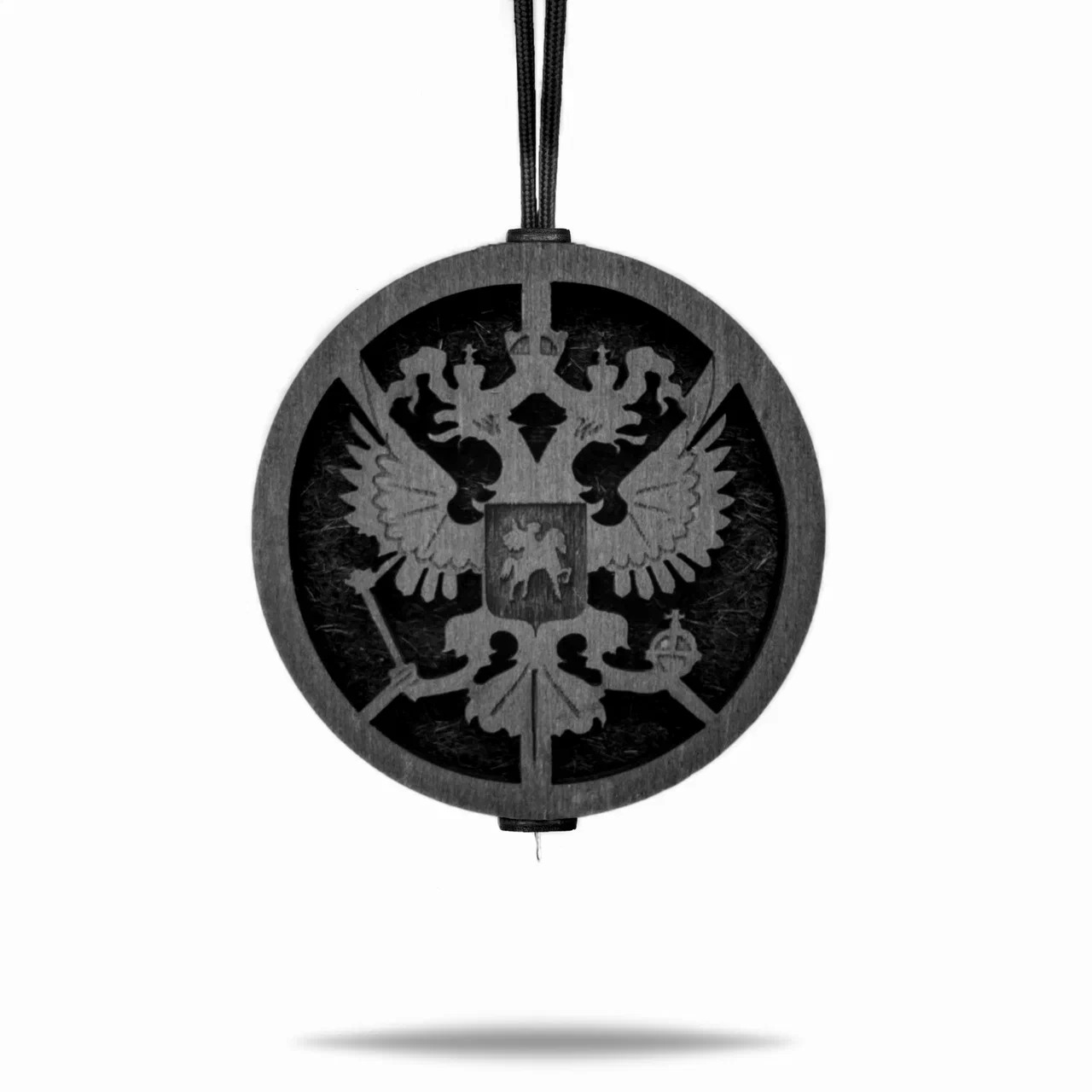 Подвеска «Герб» в черном цвете