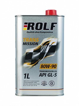 Масло трансмиссионное ROLF Transmission 80W90 GL5 п/синт 1л 322242