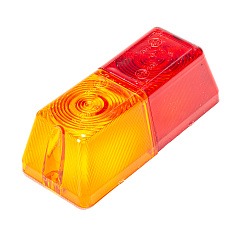 Рассеиватель заднего фонаря ФП-209 оранжевый/красный с/о AVTOELECTRICA 09.02673