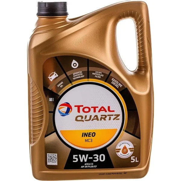 Масло моторное TOTAL Quartz MC3 ECS 5W30 синт 4л