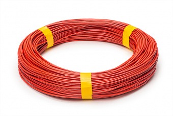 Провод ПВАМ 2,5мм²  красный (бухта 100м) CARGEN AX3581001