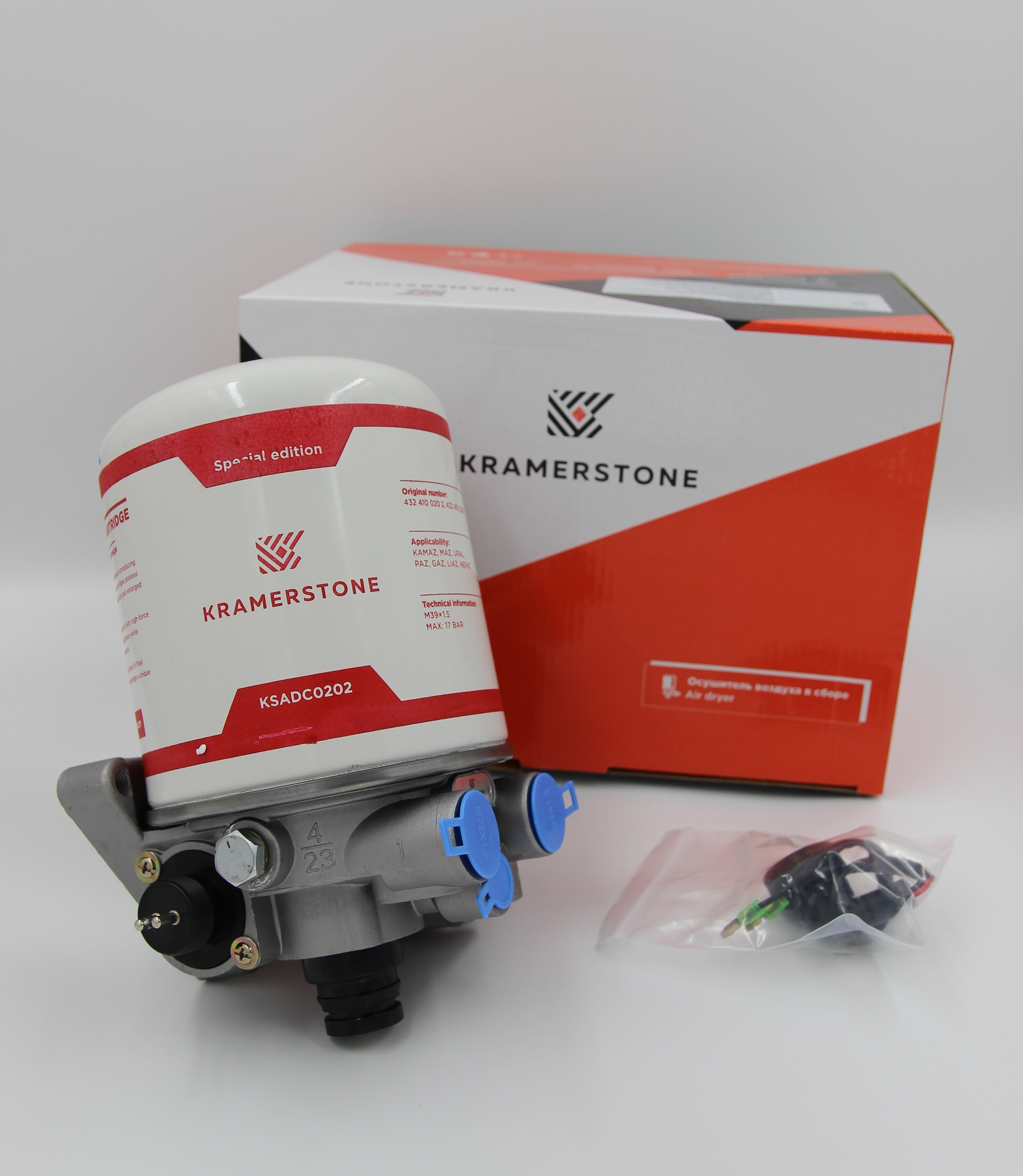 Осушитель воздуха KRAMERSTONE 24В 4324101040 4 выхода
