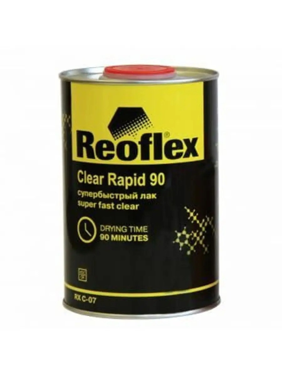 Лак акриловый REOFLEX RX C-07/1000 2К RAPID 90 1,0л супербыстрый