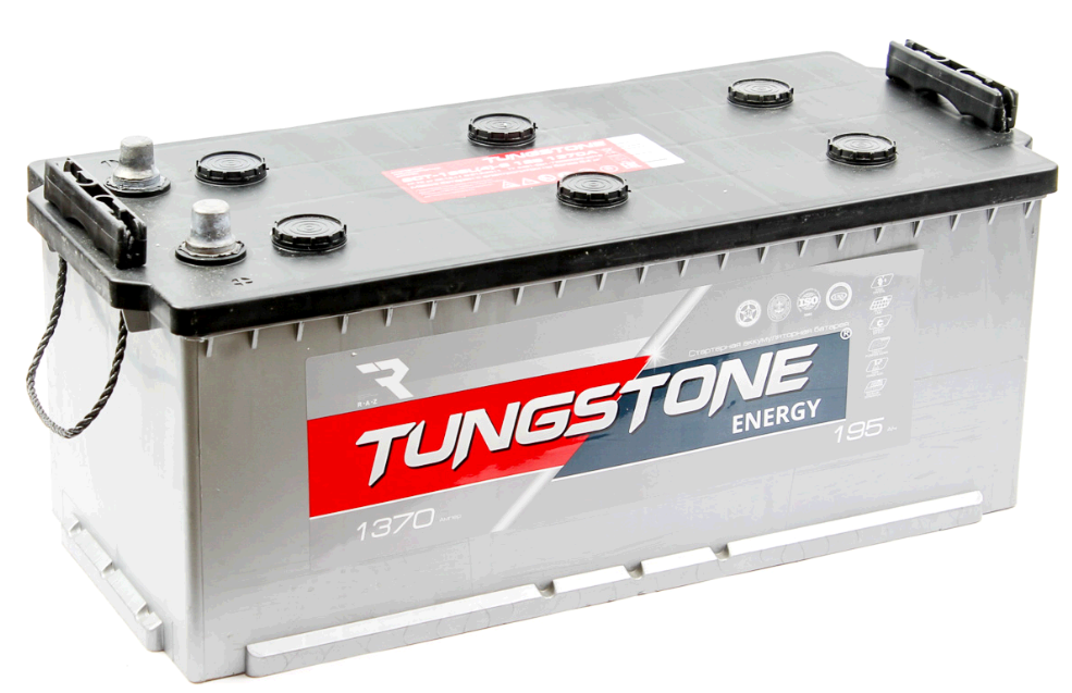 АКБ 195 TUNGSTONE ENERGY п/п + справа 1370А 516х223х223 [конус]