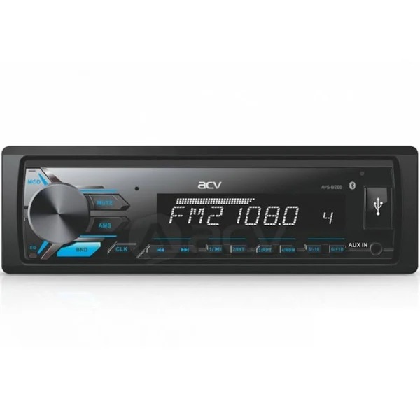 Автомагнитола ACV FM/MP3/USB/SD Bluetooth белая подсветка несъемная панель AVS-812BW