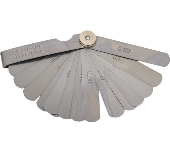 Щуп (к-кт 17 лезвий) L=75мм ВЫМПЕЛ №2 5195