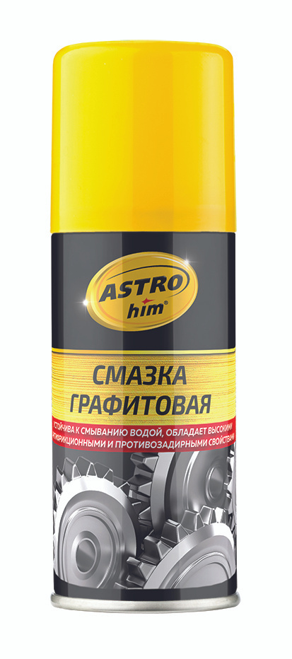 Смазка графитная АСТРОХИМ (аэрозоль) 140мл AC4551