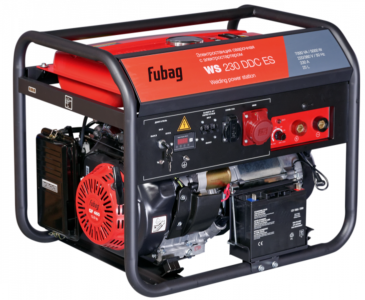 Генератор сварочный бензиновый FUBAG 220/380В 230А WS 230 DDC ES