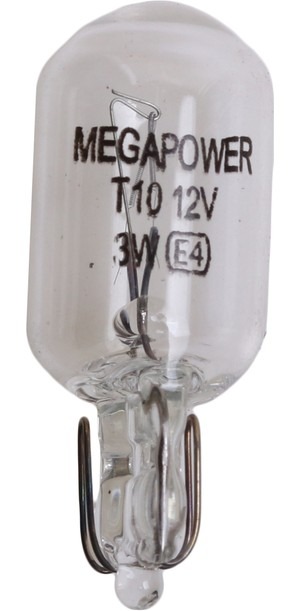 Лампа 12-3 (бесцокольная щитковая) MEGAPOWER W3W W2.1x9.5d Standart 370-33-068