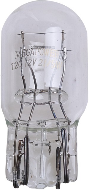 Лампа 12-21х5 (2-х контактная) MEGAPOWER W21/5W W3x16q Standart 370-33-066