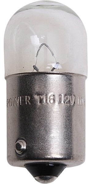 Лампа 12-10 (1конт. маленькая) MEGAPOWER R10W BA15s Standart 370-33-060