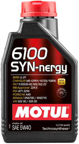 Масло моторное MOTUL 6100 SYN-NERGY 5W40 синт. 4л