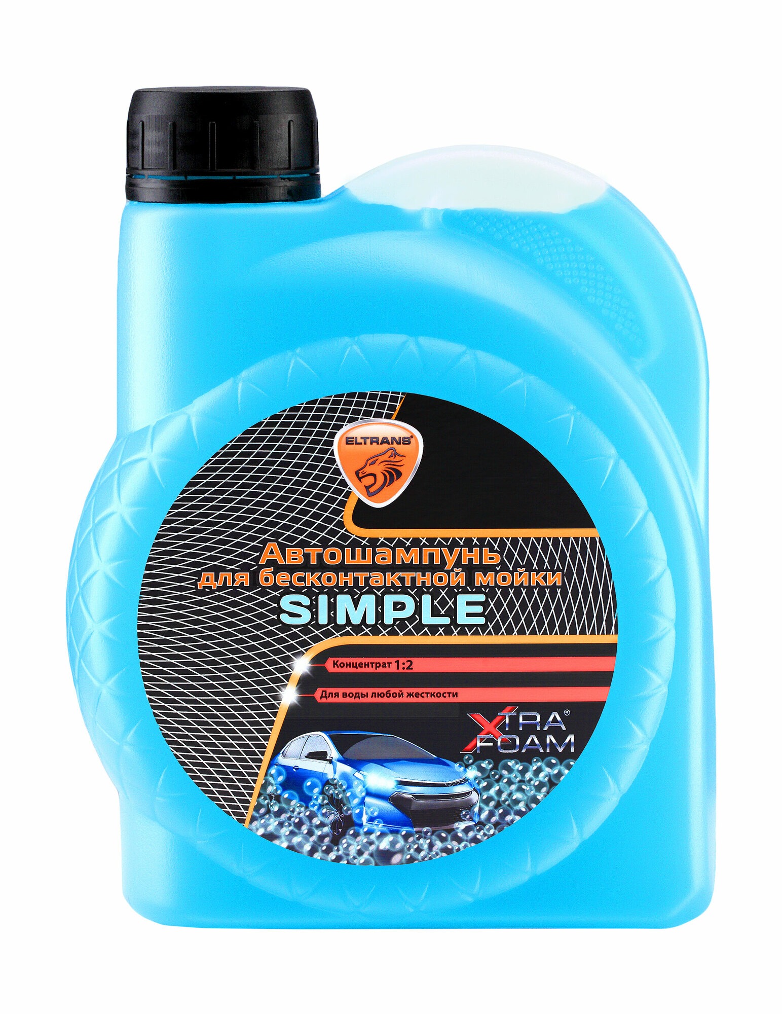 Автошампунь для бесконтактной мойки ЭлТранс SIMPLE 1:2 (канистра) 1 кг