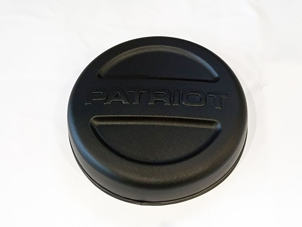 Чехол запасного колеса УАЗ PATRIOT 16"/18" 245/70R16, 245/60R18; АБС-ПЛАСТИК, ЧЕРНЫЙ, комбинир 3163-3901850