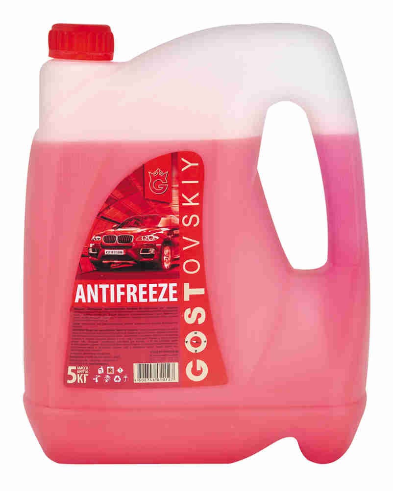 Антифриз ГОСТОВСКИЙ красный  5кг 808789